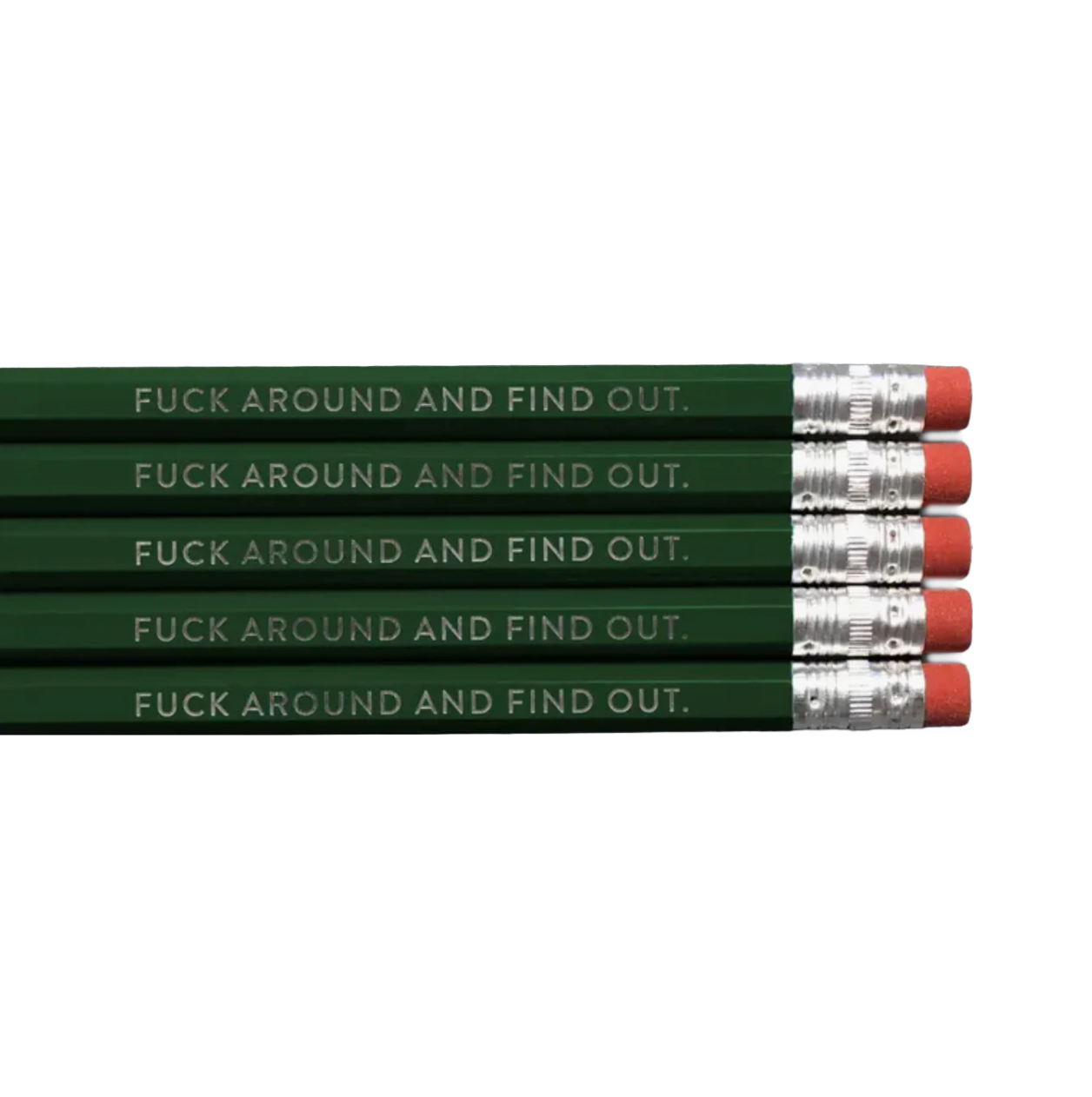 Huckleberry Letterpress Foil Stamped Pencils