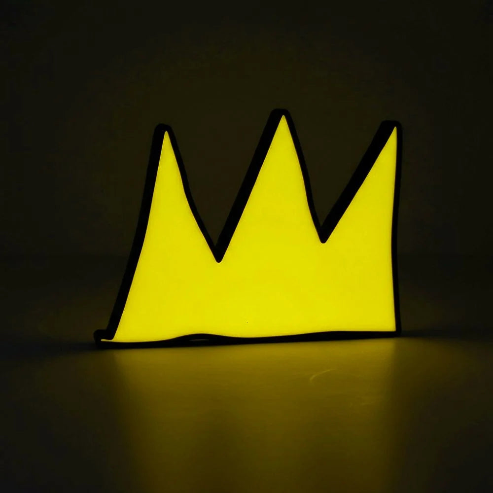 Jean Michel Basquiat The Crown Neon Lamp