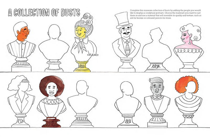Draw Happy: People and Faces: Easy Prompts to Find