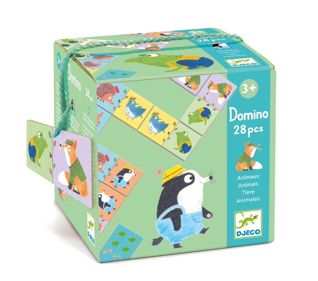 28 Piece Kids Animal Dominos