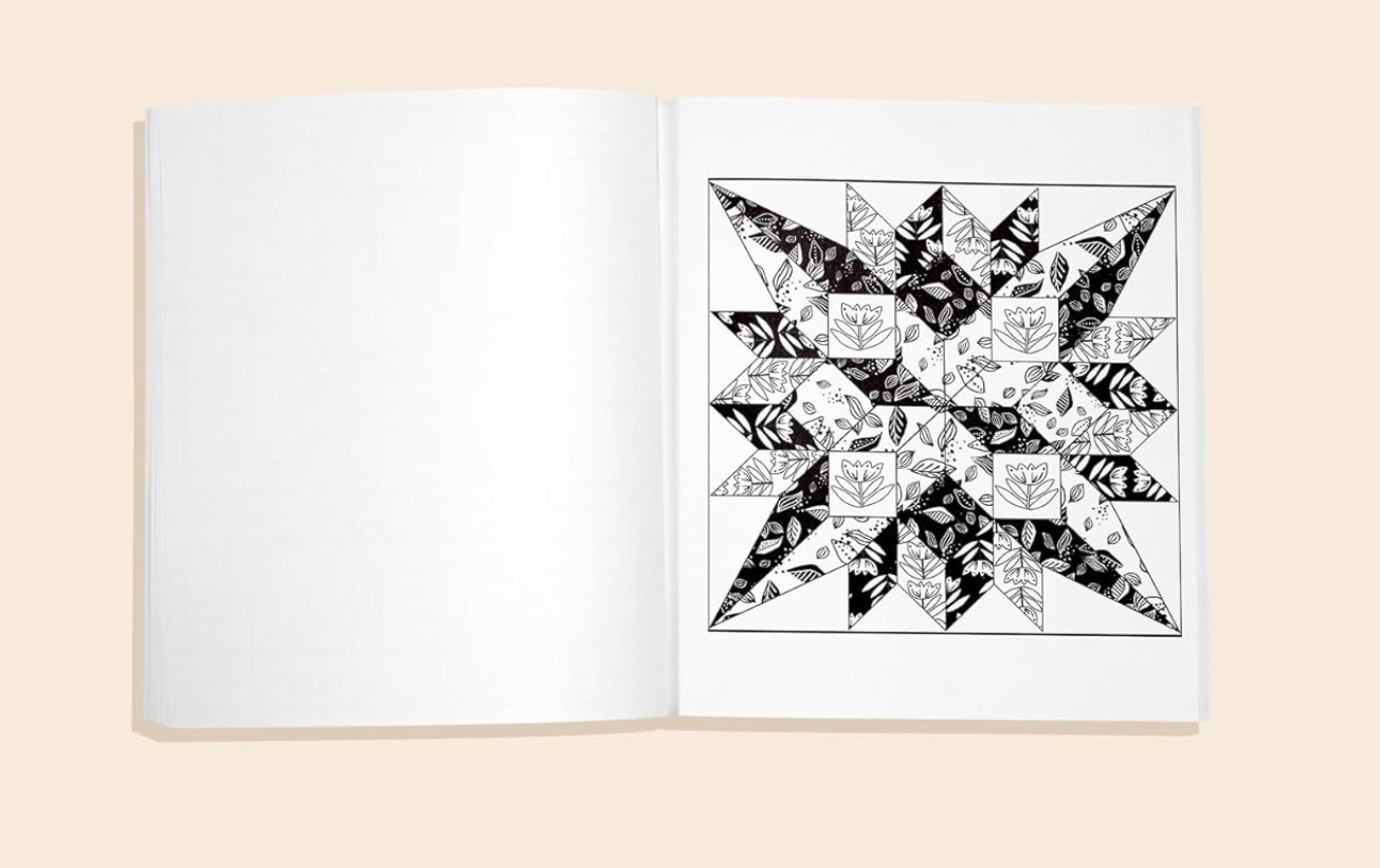 Modern Quilting Coloring Book