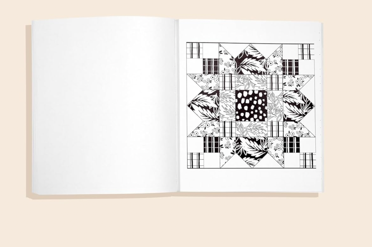 Modern Quilting Coloring Book