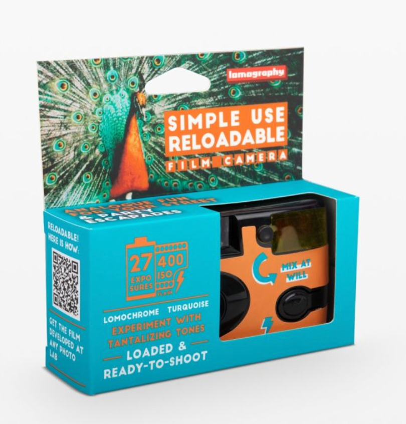 Single Use Reloadable Camera: Turquoise