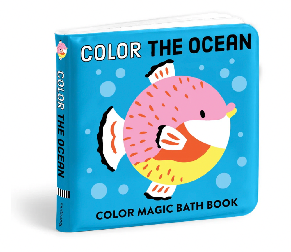 Color the Ocean Color Magic Bath Book