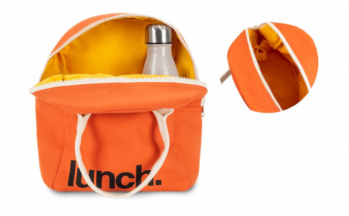 Orange Organic Lunch Bag