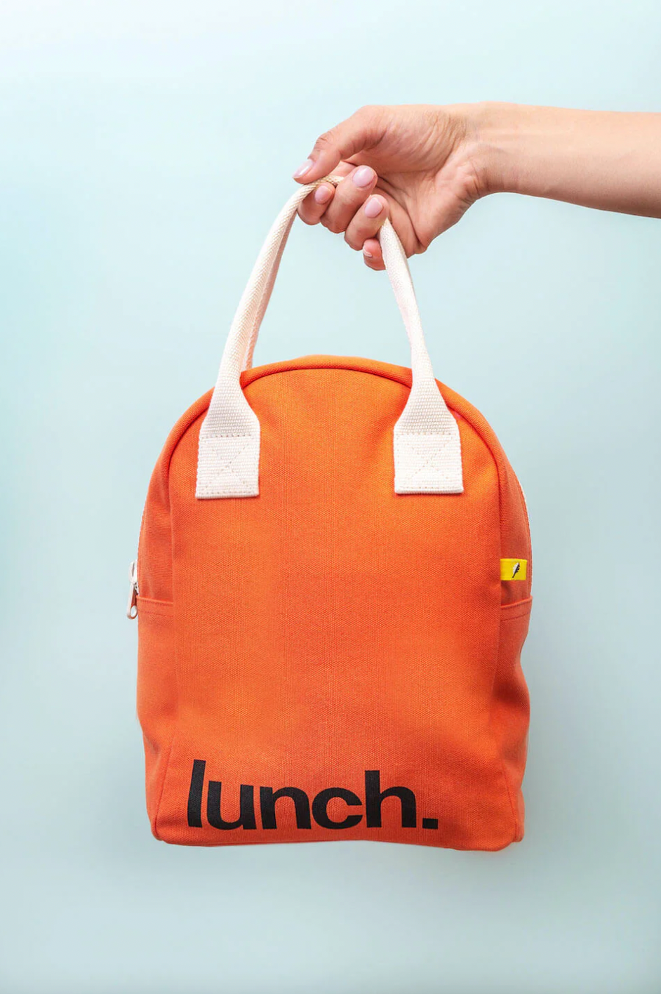 Orange Organic Lunch Bag