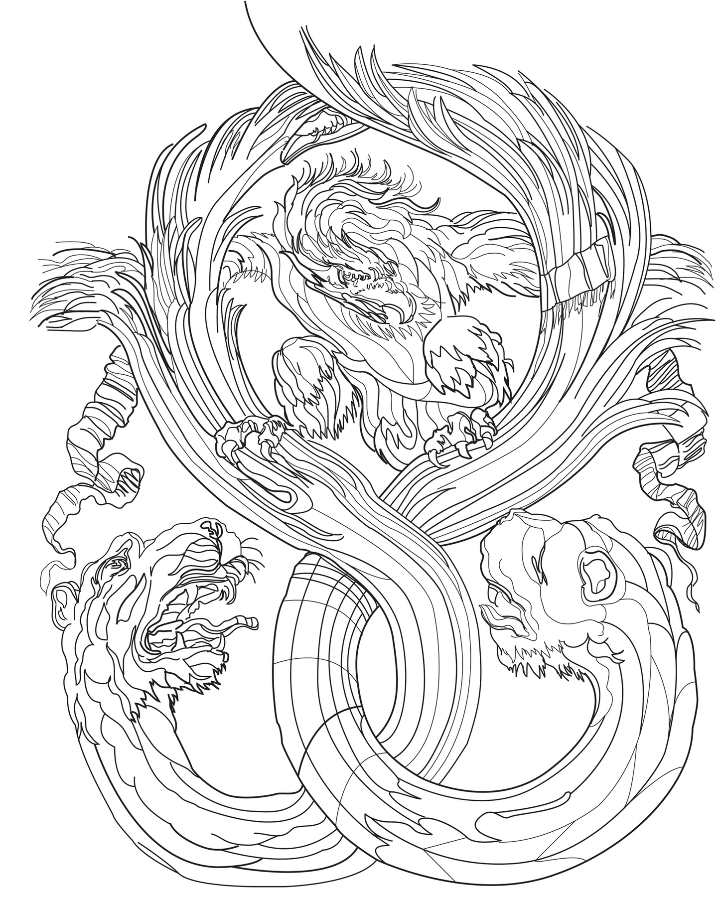 Fragile Beasts Coloring Book