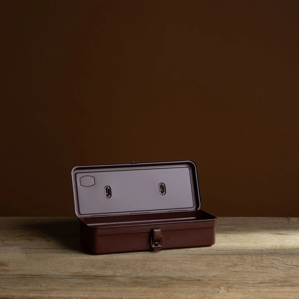 Toyo Steel Flat Top Toolbox - Antique Brown
