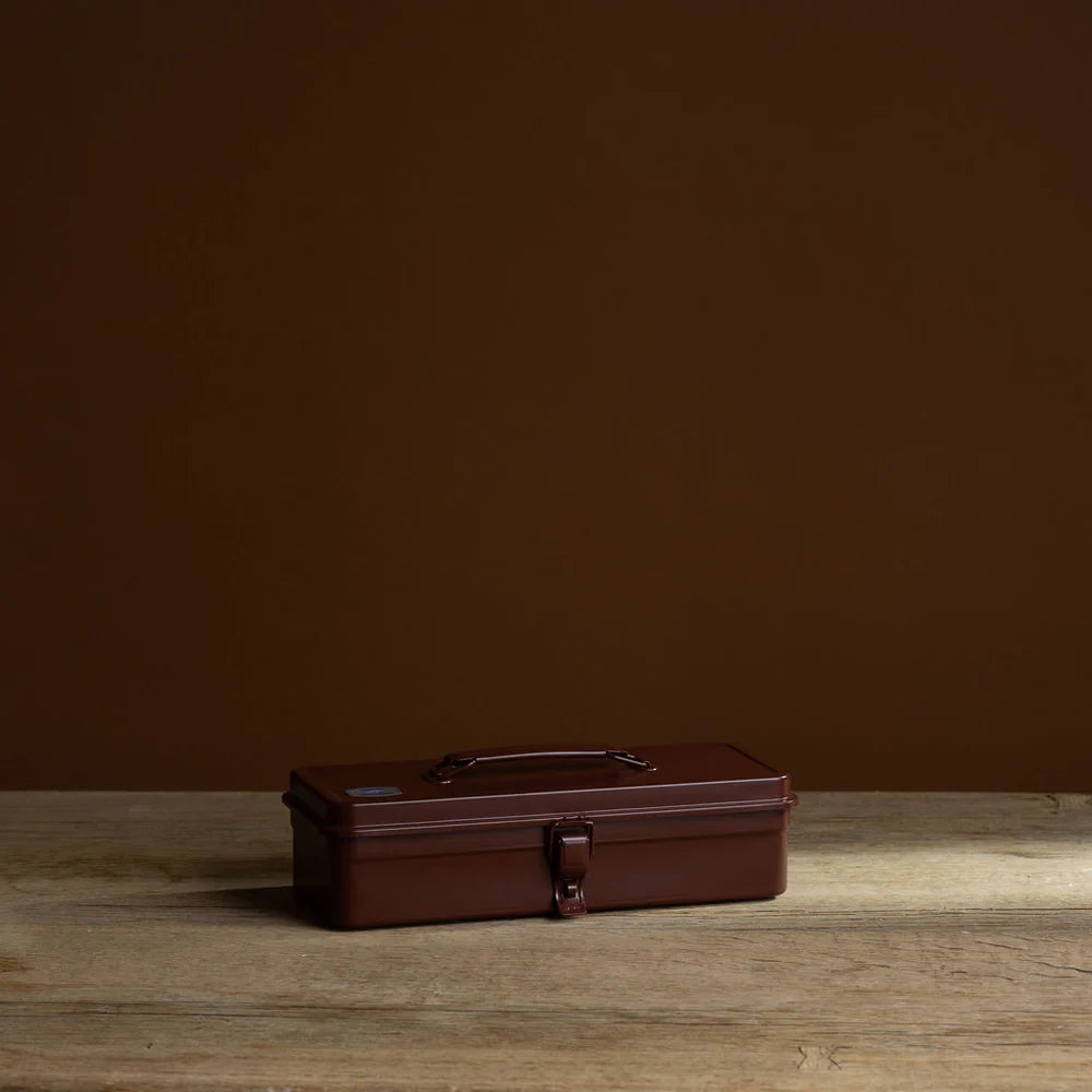 Toyo Steel Flat Top Toolbox - Antique Brown