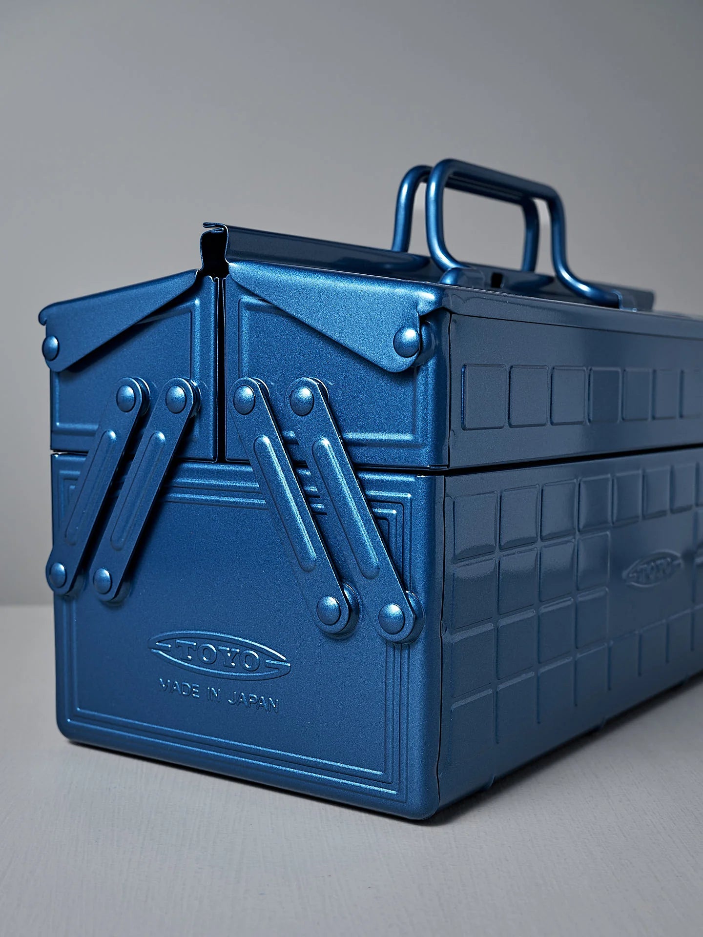 Toyo Steel Cantilever Tool Box - Indigo