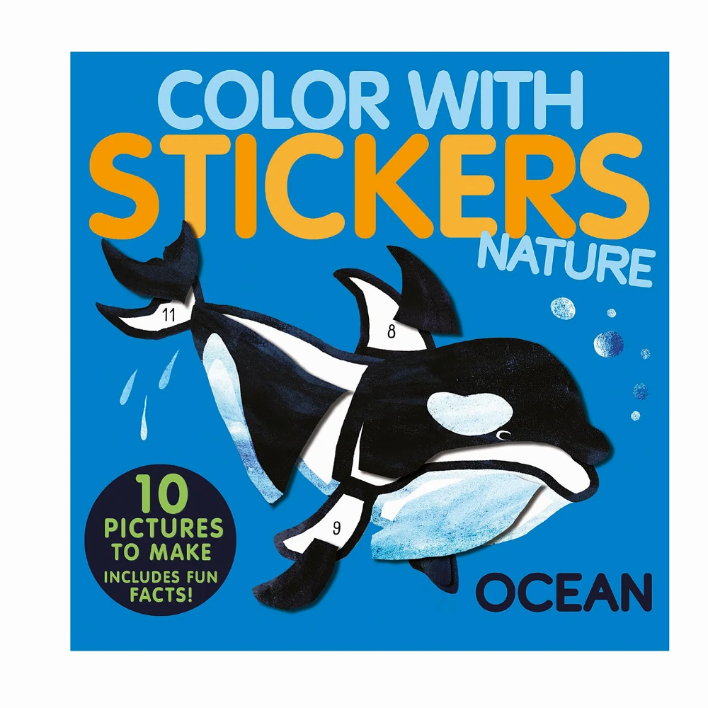 Color with Stickers: Ocean