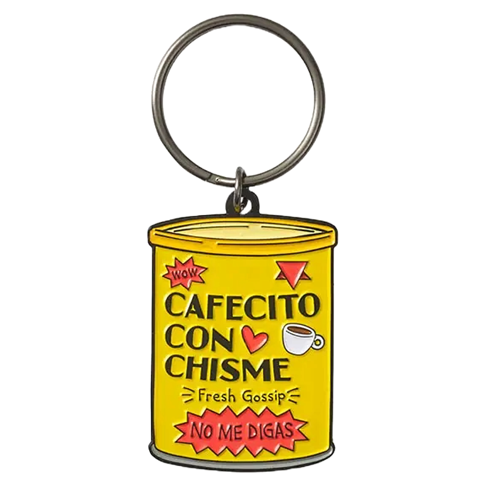 Cafecito Con Chisme Keychain