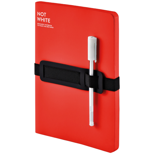 NOT White Red Notebook