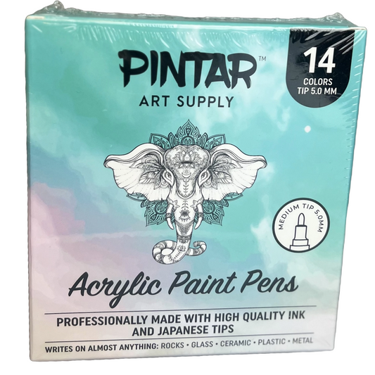 Pintar Acrylic Paint Markers Set of 14