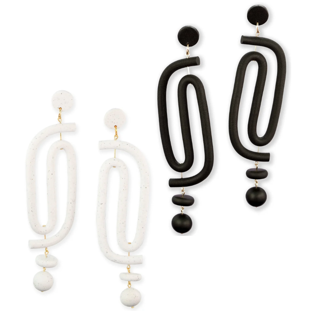 Labyrinth Dangly Statement Earrings