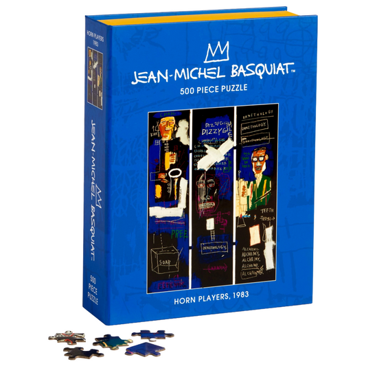 Basquiat Horn Players 500 Piece Book Puzzle