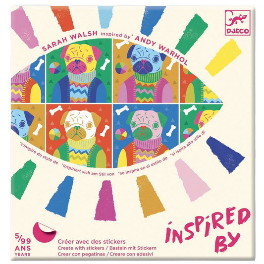 Totally Pop Inspired by Warhol Sticker Collage Art Kit