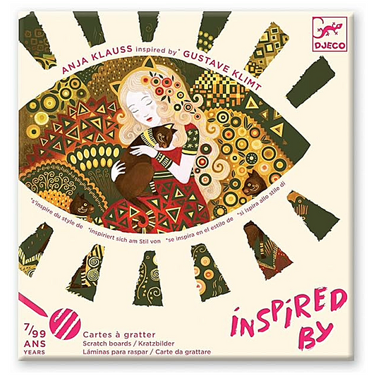 Inspired by Golden Muses Scratch Collage Art Kit