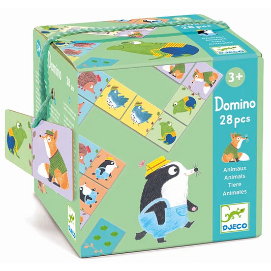 28 Piece Kids Animal Dominos
