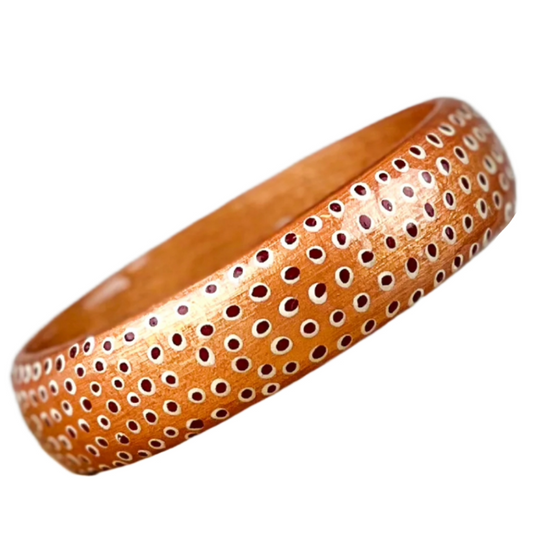 Bronze Armer Bangle by Angela Bolaños