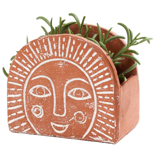 Terracotta Vasanta Sunrise Planter with Drainage