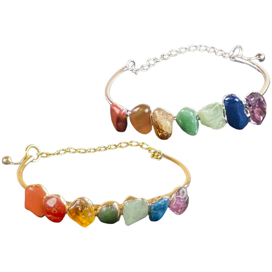 7 Chakra Gemstone Crystal Bracelet