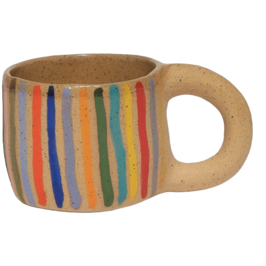 Striped Espresso Cup