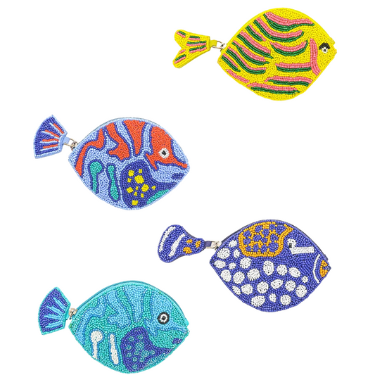 Fish & Fins Mini Coin Pouch