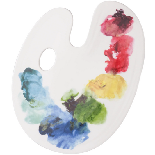 Artist Palette Cheese Tray