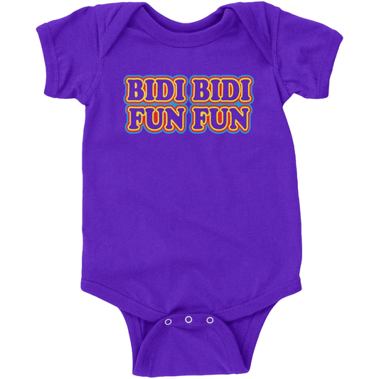 Bidi Bidi Fun Fun Baby Bodysuit