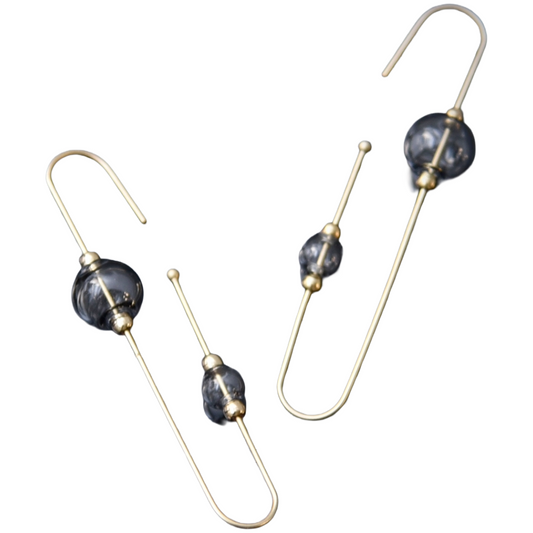 Harp Hoop Earrings