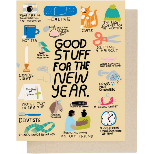 Good Things for the New Year - New Year Holiday Card