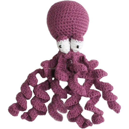 Knit Octopus Rattle