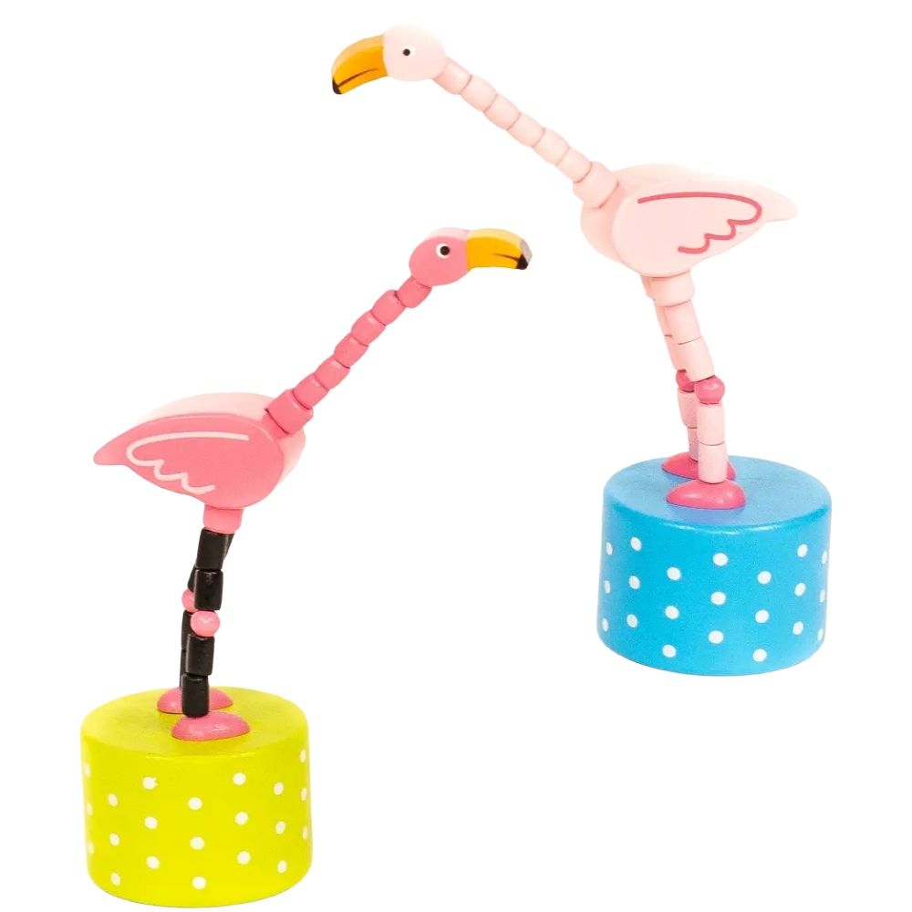 Flamingo Push Puppets