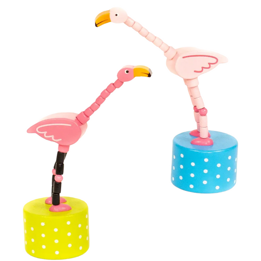 Flamingo Push Puppets
