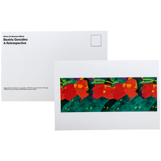 Beatriz González. Los Papagayos, 1987 - Exhibition Postcard