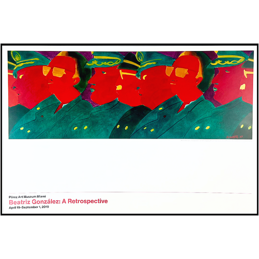 Beatriz González. Los Papagayos, 1987 - Exhibition Poster