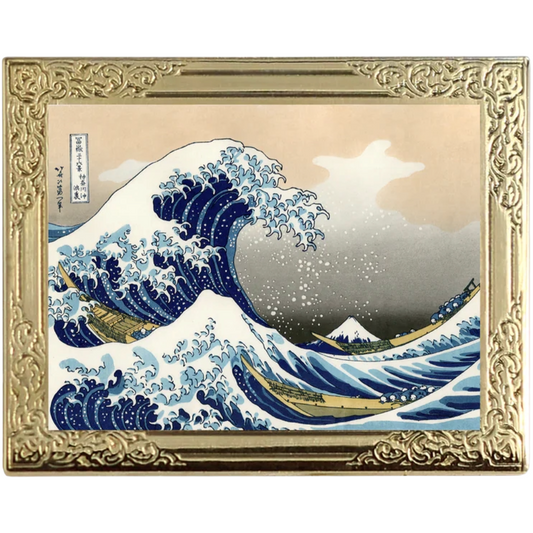 Art Frame Pin - The Great Wave by Hokusai