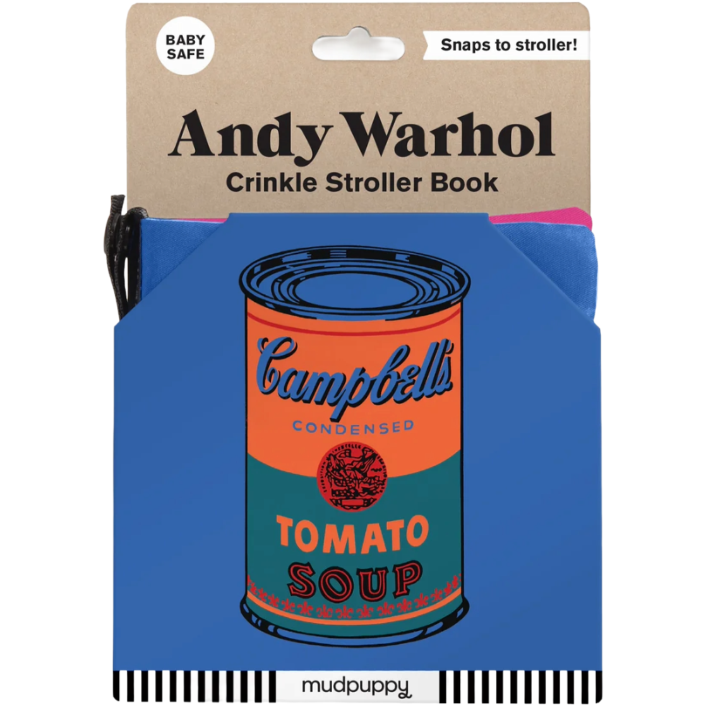 Andy Warhol Crinkle Fabric Stroller Book