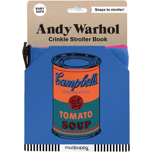 Andy Warhol Crinkle Fabric Stroller Book