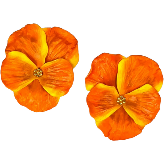 Orange Blossom Earrings
