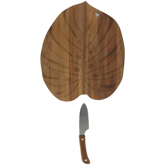 Secret Serving Board Monstera Leaf