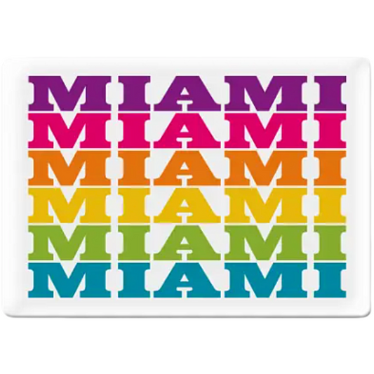 Miami Miami Miami Ceramic Magnet