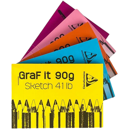 Clairefontaine Graf-It Sketchpads - 4x6