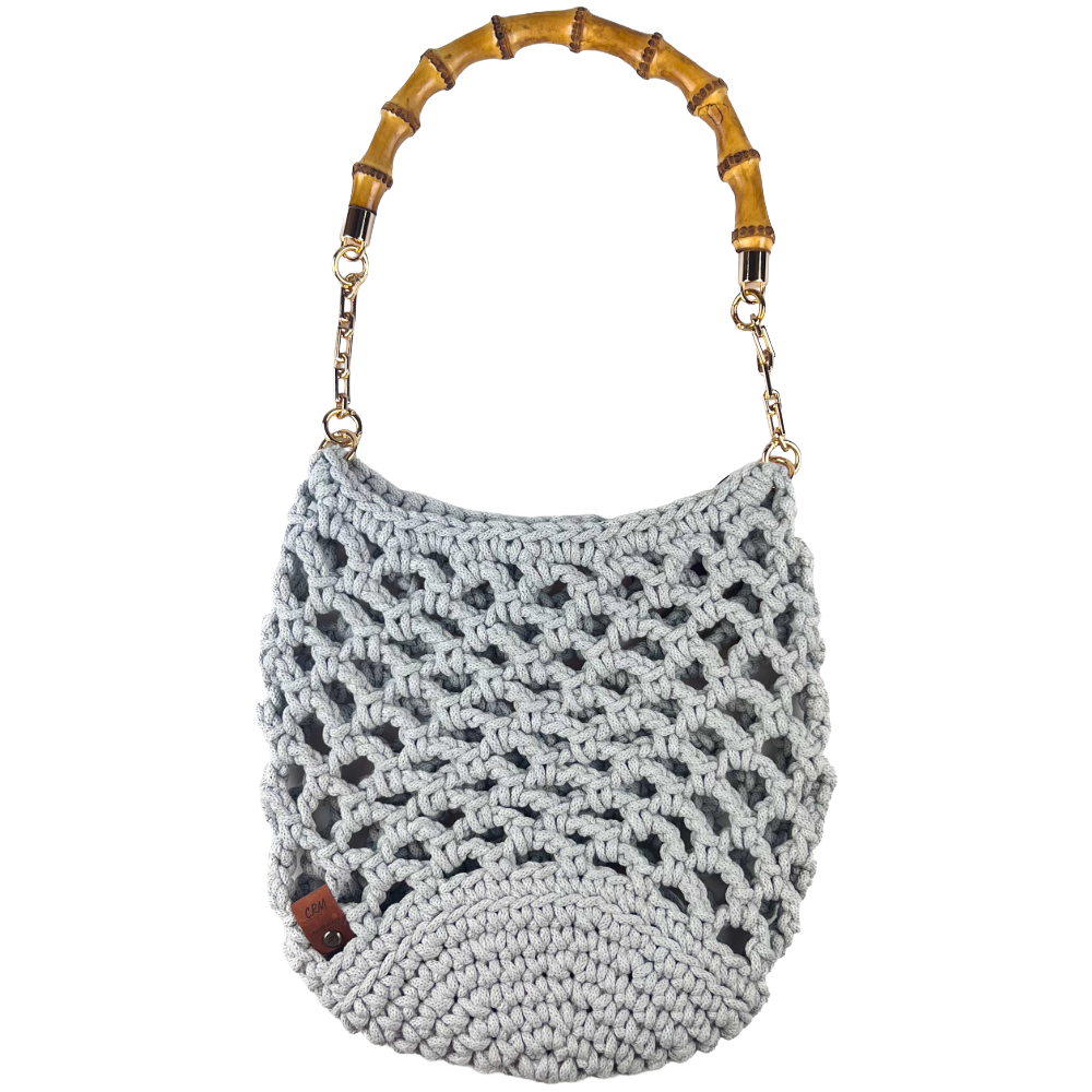 The Morgan Handbag with Bamboo Handle
