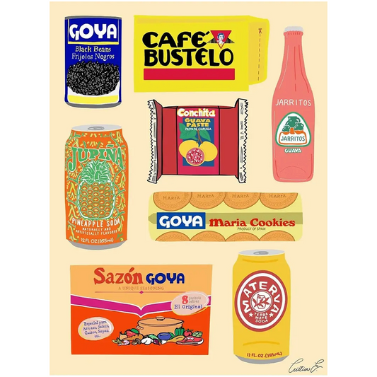 Hispanic Food Art Print