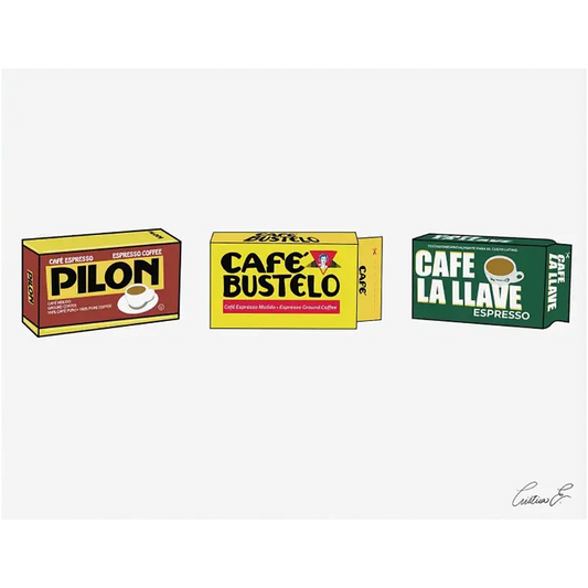 Cuban Coffee Café Art Print