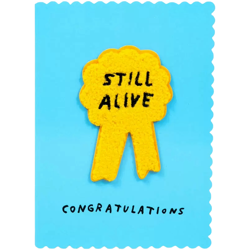 Still Alive Chenille Patch Gift Card X Adam JK