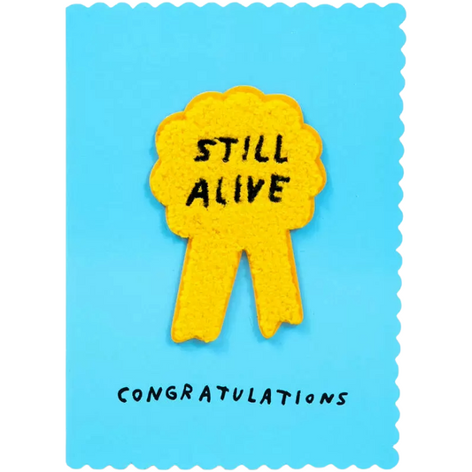 Still Alive Chenille Patch Gift Card X Adam JK
