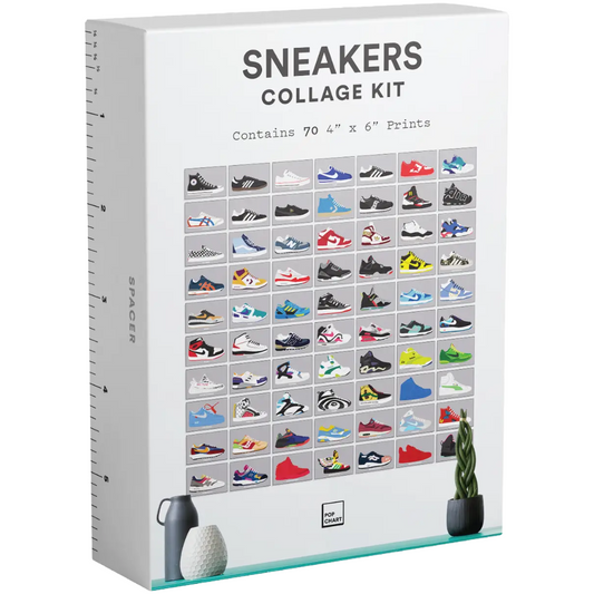 Sneakers Wall Collage Kit - 70 Art Prints